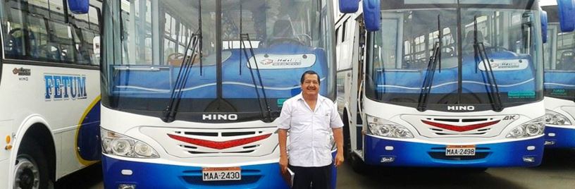 Nuevos autobuses para la ruta 17 del trnasporte urbano de Manta, Ecuador.