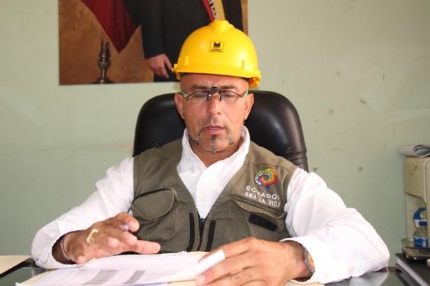 Marcel Guillén, gerente del Comité Provincial para la Reconstrucción de Manabí, Ecuador.