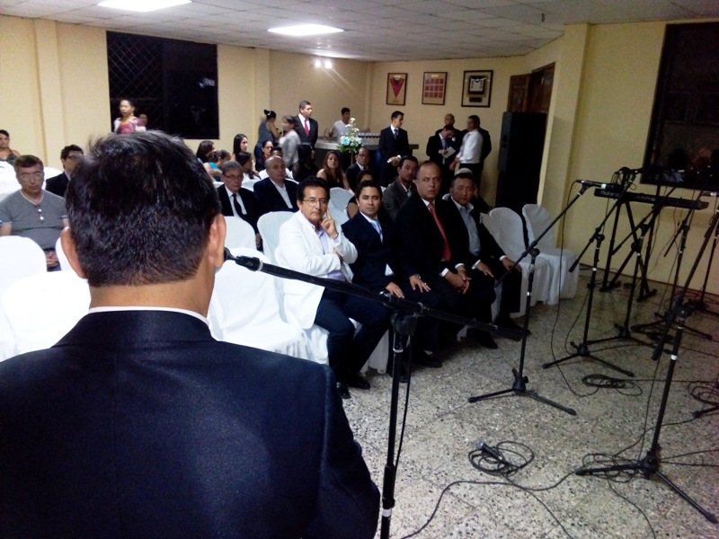 Ceremonia de reactivación del Faro de Manta. Manabí, Ecuador.