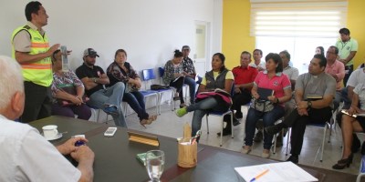 Sesión del COE cantonal de Bolívar. Manabí, Ecuador.