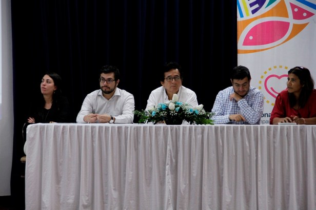 Mentores y patrocinadores del plan En Marcha para microempresarios de Manta. Manabí, Ecuador.