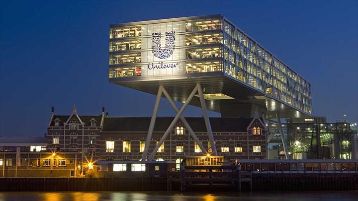 Edificio sede de Unilever en Róterdam, Holanda.