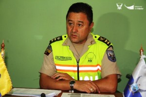 Coronel de Policía Henry Herrera, encargado de la subzona de Manabí, Ecuador.