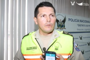 William Carrera, jefe de Operaciones de la Policía en Manta. Manabí, Ecuador.