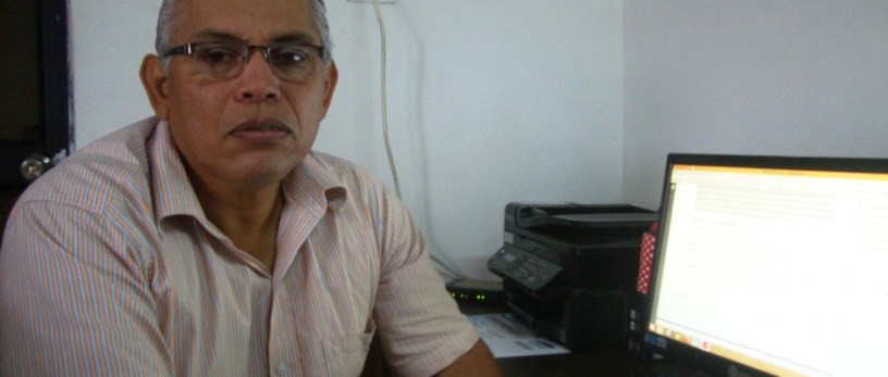 El director de planificación del GAD cantonal de Montecristi, arq. Enrique Vélez. Manabí, Ecuador.