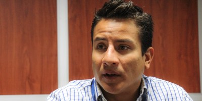 Marcos Espinoza, jefe de la UNASER municipal de Manta. Manabí, Ecuador.