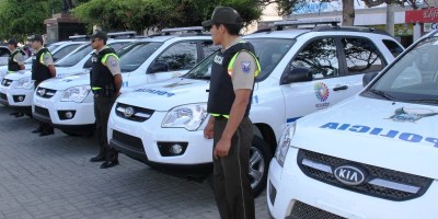 Nuevos carros policiales para el ser4vicio en la provincia de Manabí, Ecuador.