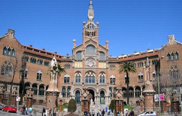 Hospital de la Santa Creu i Sant Pau, Barcelona (España).