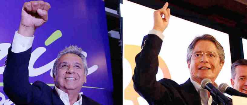Lenín Moreno y Guillermo Lasso, competirán por la elección de presidente ecuatoriano 2017-2019. Foto: semana.com, tomada del banco de imágenes de Google.