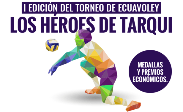 Cartel promocional del I Torneo de Ecuavoley Héroes de Tarqui, Manta. Manabí, Ecuador.