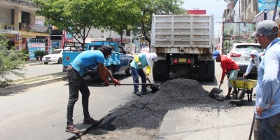 La Calle Oliva Miranda del Barrio San Agustín de Manta. Manabí, Ecuador.