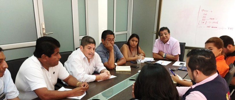 Sesión urgente del COE cantonal de Montecristi. Manabí, Ecuador.