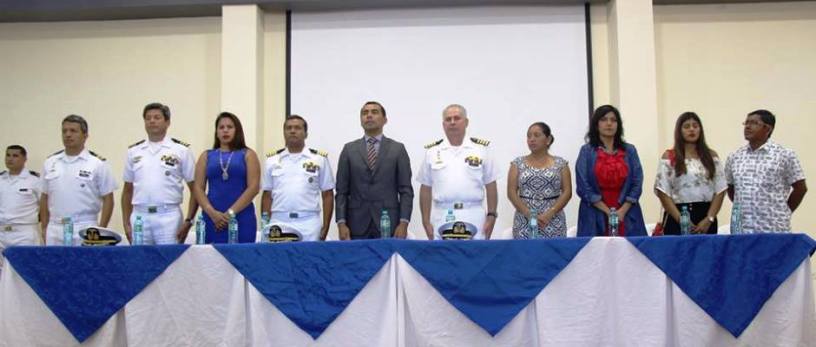 Premiación a la Marina ecuatoriana en el Cantón Jaramijó. Manabí, Ecuador.