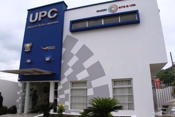 Unidad de Policía Comunitaria (UPC) en la Parroquia San Pablo de Portoviejo. Manabí, Ecuador.