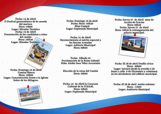 Programa aniversario Jaramijó