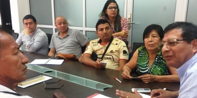 Junta Cívica de Colorado coordina con el alcalde de Montecristi, Ricardo Quijije, el programa inaugural del alcantarillado sanitario de la parroquia. Manabí, Ecuador.