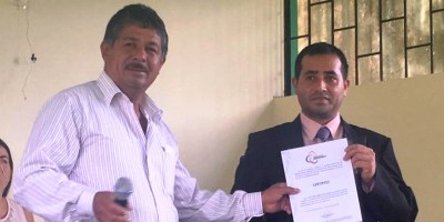 Dany Daniel Loor Castro, juez de paz de la Parroquia Zapallo del Cantón Flavio Alfaro. Manabí, Ecuador.