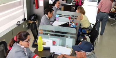 Oficina de recaudaciones de la EPAM. Manabí, Ecuador.