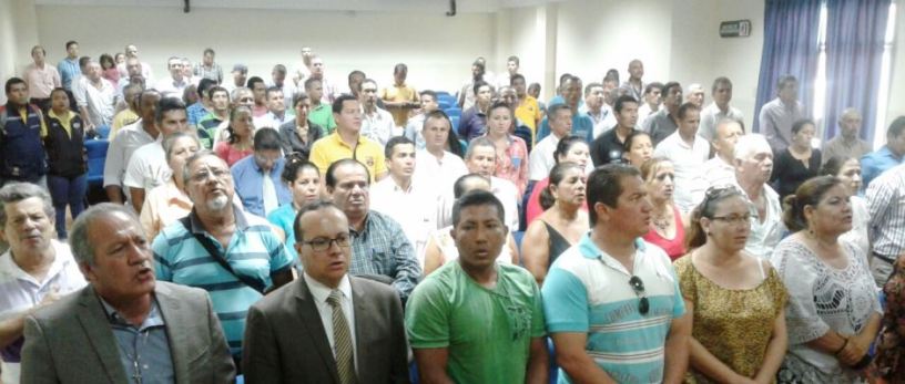 Taller de capacitación sobre participación ciudadana, en la ULEAM de Chone. Manabí, Ecuador.