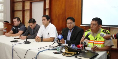 Autoridades de Policía y Fiscalía informan de un filicidio sucedido en Portoviejo. Manabí, Ecuador.