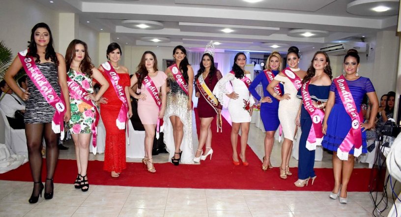Candidatas a Reina de Chone 2017. Manabí, Ecuador.