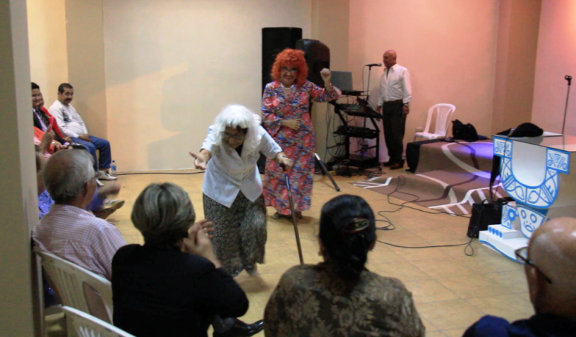 Representación teatral para conmemorar los 193 años de la provincia de Manabí, en el Museo Cancebí de Manta. Manabí, Ecuador.