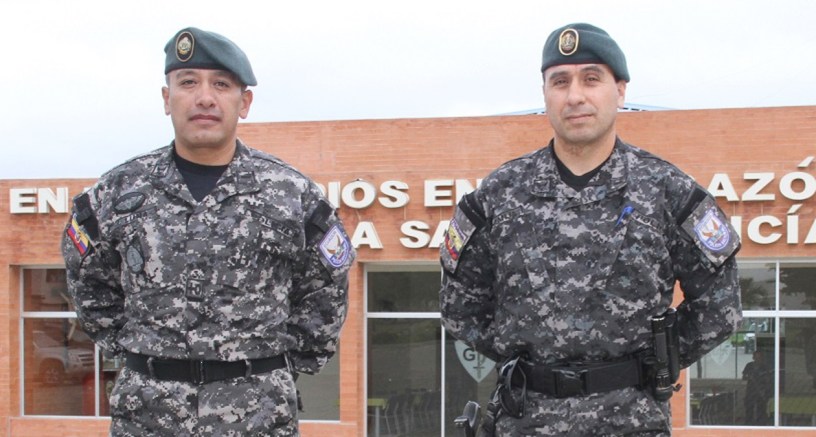 Relevo de mando en el GIR, sede Manta. Manabí, Ecuador.