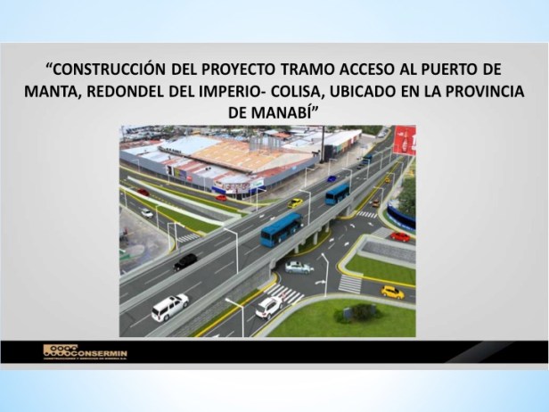 Reforma enlace vial puerto Manta