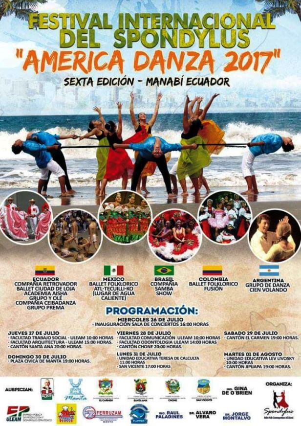 Afiche festival danza