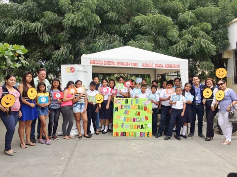 Celebran en Manta el inicio de la semana para prevenir embarazos precoces.