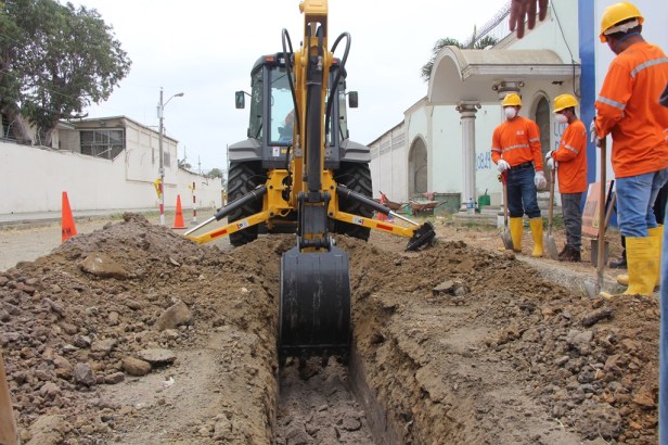 Regeneración vial, calle transversal