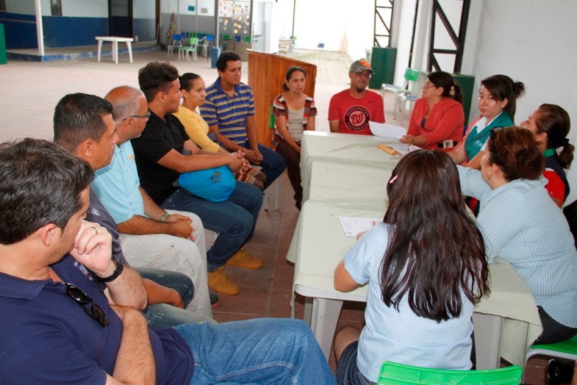 En Calceta revisaron la situación de los migrantes que viven dentro del Cantón Bolívar. Manabí, Ecuador.