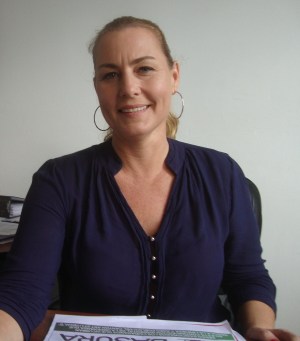 Pearl Boyes Fuller, gerente general de la Empresa Municipal de Aseo Integral “Montecristi-EP”.