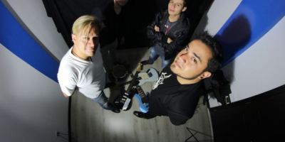 Músicos de la banda de rock and pop Don Juan. Quito, Ecuador.