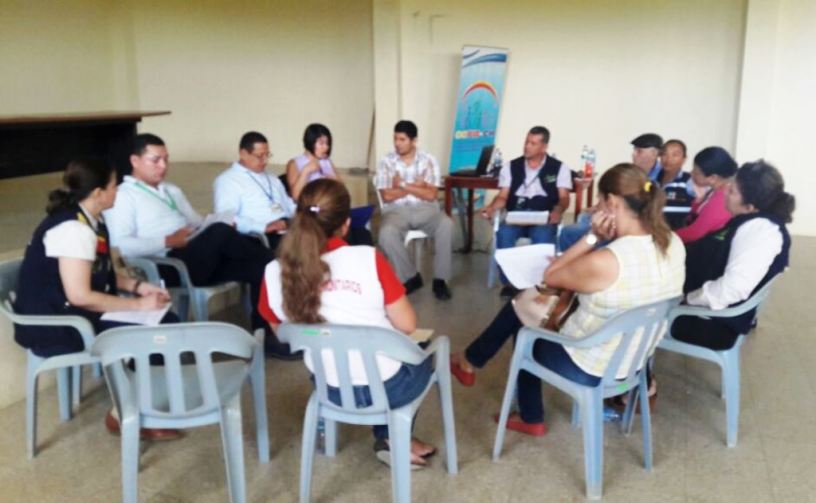 Reunión de directores técnicos ejecutivos de consejos cantonales de Protección de Derechos, en Chone. Manabí, Ecuador.