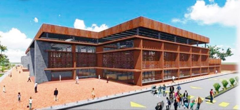 Maqueta del nuevo Mercado Central Municipal de la ciudad de Chone. Manabí, Ecuador.