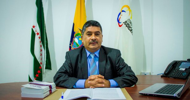 Holger Antonio Rodríguez Andrade, director disciplinario interino de la Judicatura de Manabí. Ecuador.