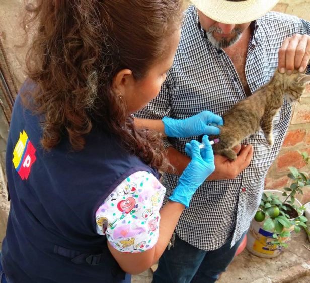La vacunación 2018 contra la rabia ya alcanza a 1900 mascotas en el Distrito de Salud 13D02. Manabí, Ecuador.