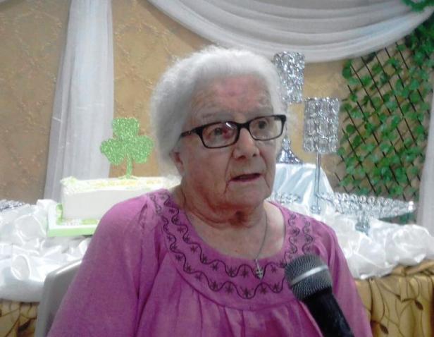 Margarita MC. Carthy, misionera cristiana irlandesa homenajeada en Chone. Manabí, Ecuador.