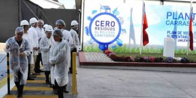 Planta industrial de Unilever que cuida no arrojar residuos al relleno sanitario de la ciudad. Chile. (Foto: Nueva Mujer)
