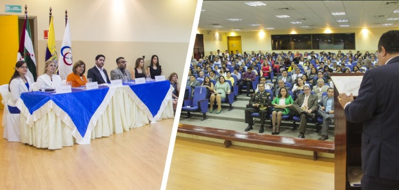 La celebración en Portoviejo por el Día del Servidor Judicial Ecuatoriano. Manabí, Ecuador.