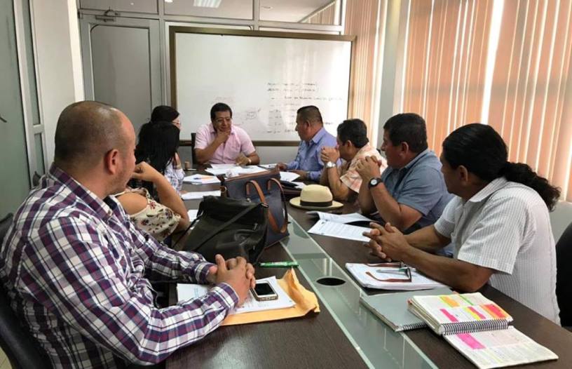 Miembros del Concejo municipal de Montecristi. Manabí, Ecuador.