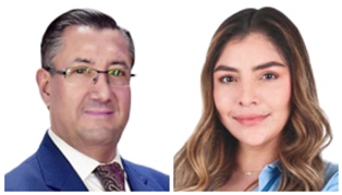 Binomio presidencial ecuatoriano 2025 de Democracia Sí. / FOTO: CNE / Quito