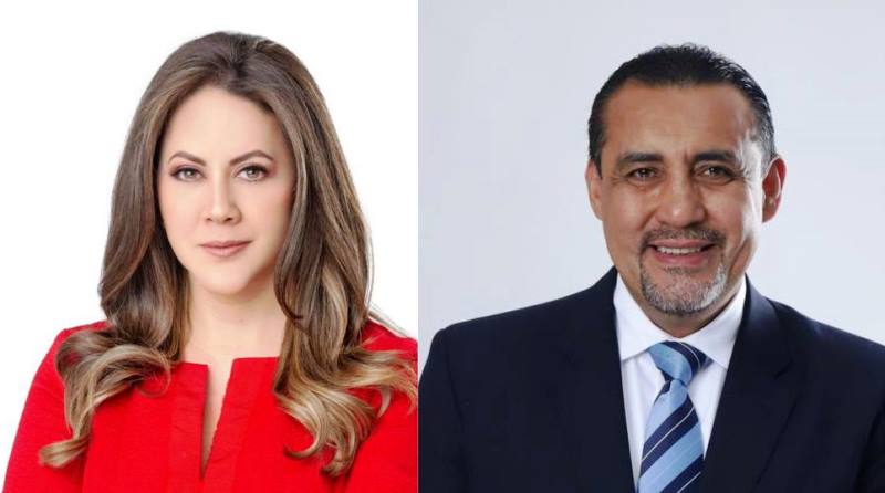 Conductores 2025 debate presidencial Ecuador en radio, tv y redes sociales de Internet. / FOTOS: CNE Ecuador / Quito