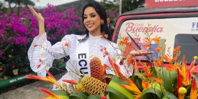 Mariana Narváez, candidata ecuatoriana en concurso Reina Internacional del Café 2025. / FOTO: OME / Guayaquil