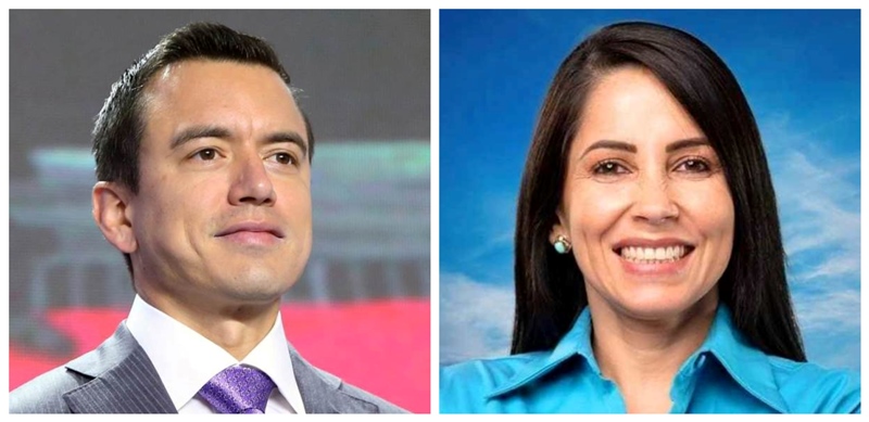 Daniel Noboa y Luisa González van a segunda vuelta para elegir el binomio presidencial del Ecuador 2025-2029. / FOTOS: Tomadas del perfil de Daniel Noboa Azín en Facebook
