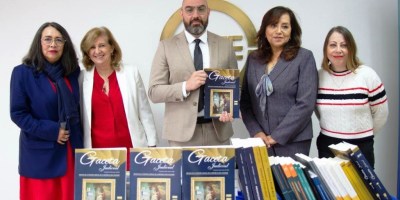 Donan a UTE ejemplares históricos de Gaceta Judicial ecuatoriana. / FOTO: CJ / Quito