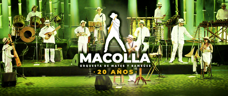 Orquesta Macolla, de mates y bambúes, Ecuador. / FOTO: Provista por Ingrid Zambrano B.