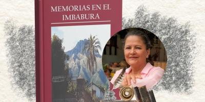 Presentación libro Memorias en el Imbabura, de Libertad Regalado Espinosa. / FOTO: Segmento de la invitación al acto de presentación