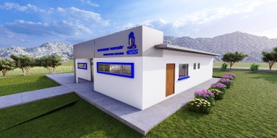 Dispensario Danzarín en construcción, Rocafuerte, Manabí. / FOTO: SSC IESS / Quito